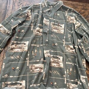 Men’s XXL Magellan Fish Button down